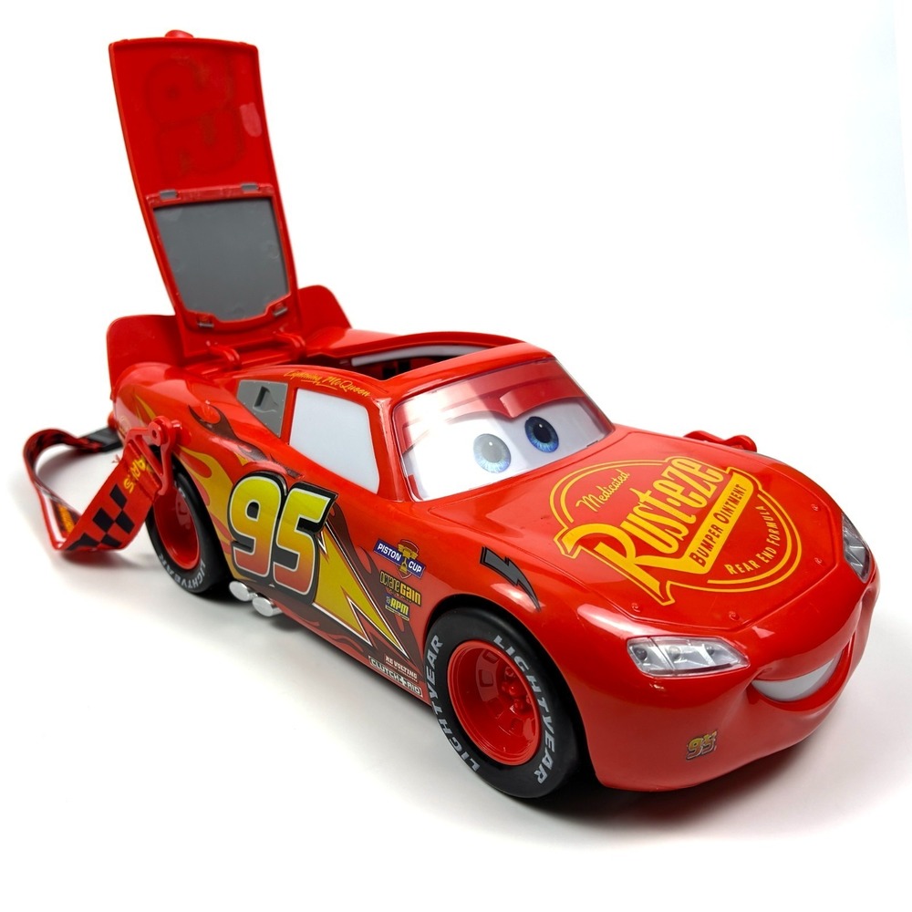 New Disney Parks 20th Anniversary Lightning McQueen Popcorn Bucket Lights Up '26 - Picture 2 of 16